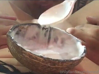 jennifer rabbit Cute mare with natural tits masturbates cunt