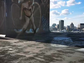 elle matthews Cute passion pulls the cap with his fingers