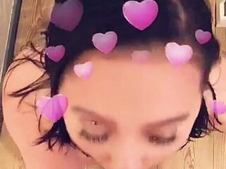 dakota rose Busty blonde licks nipples