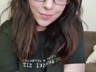 miki blue onlyfans Busty Shmara caresses her lips.