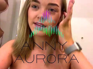 AnnyAurora  Russian slut kneads nipples