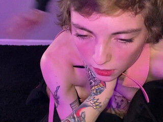gothjockof onlyfans Busty trans fingering penis