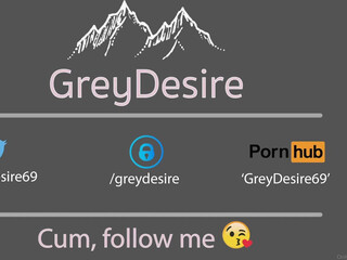 Grey Desire (@greydesire) onlyfans Luxurious bitch juicy handjob vagina