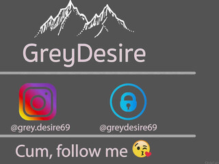 Grey Desire (@greydesire) onlyfans Female in stockings having fun with a phallus