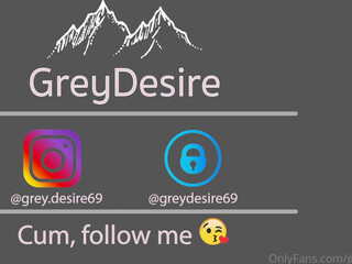Grey Desire (@greydesire) onlyfans Busty babe gently pulls pussy