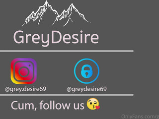 Grey Desire (@greydesire) onlyfans Charismatic maiden shows huge ass