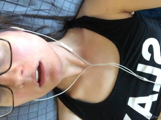 Ava Shade (@avashade) onlyfans Blissful chick strips small tits