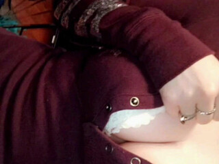 queenavamarie onlyfans Elegant Babe in blue cool twat