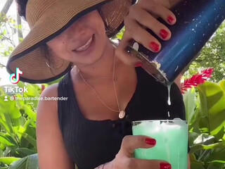 theparadisebartender Hot slut jumping on sex toy