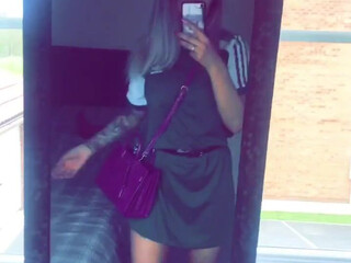 chelsea ferguson Blonde skin shows off her panties