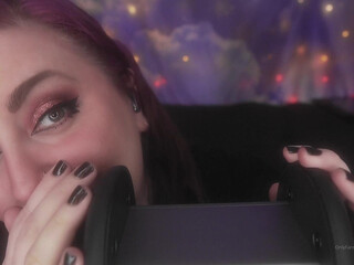 dovey Sexy wench gently masturbates pussy