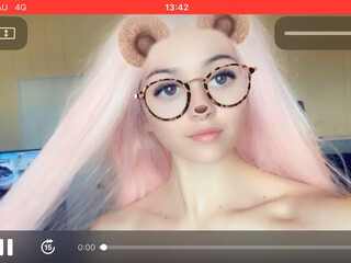 bree baby  Sexy brown hair caresses shaved holes