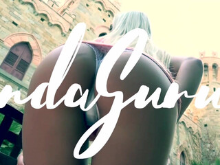 Olinda Castielle Tender blonde squeezes boobs