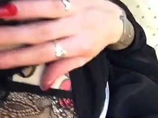 Maud Suicide Gorgeous female licks dildo