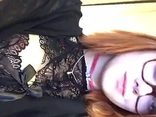 Maud Suicide Gorgeous model strips and pulls pussy