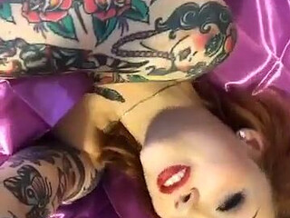 Maud Suicide Dark haired prostitute bares big tits