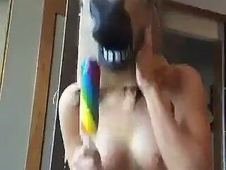 Makayla cox Cute babe in stockings massages vagina with hand