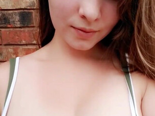 Mandy Kay Adorable mare twirls elastic booty