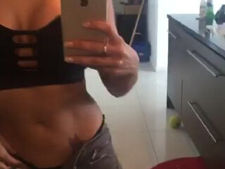 LunaStar Ardent student dancing striptease