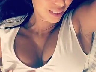 Kira Queen Cute brown-haired woman performs double fuck