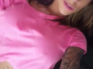 Karma RX Blonde skin shows off her panties