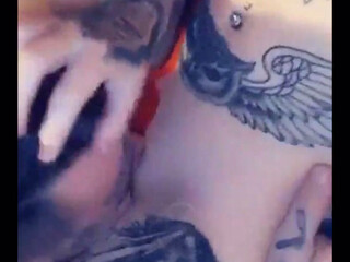 Jessica Payne Charming girl tolerably kneads the vagina