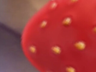 Emily Knight Painted bitch gently pulls pussy