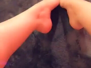 Dazed Daisie Cute coquette strips in the kitchen, but does not show face