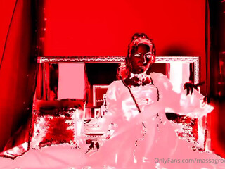 massagroom Gorgeous kraal caresses beautiful tits.