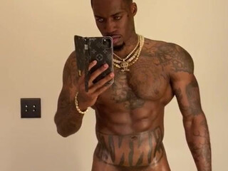 Pressure (@wewantpressure onlyfans Slut in stockings caresses shaved pussy