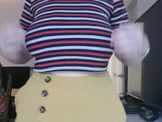 DopeyLilBean onlyfans Appetizing female fucks her ass furiously