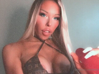 Brittney Kade (@barbiedollbrittney) onlyfans Appetizing chick caresses intimate places