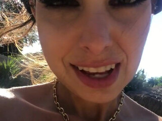 Trinity St Clair onlyfans Bitch with huge booty caresses hairy cunt