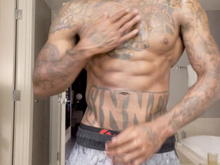 Pressure (@wewantpressure onlyfans Blonde harlot caresses boobs