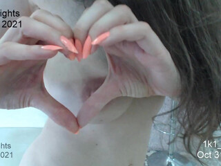 1k1_nights Crazy doll caresses pussy and tits