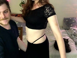 achroniccouple Attractive slut dancing striptease