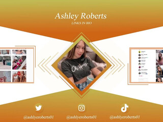 ashlyeroberts1 Naughty babe excites with her body