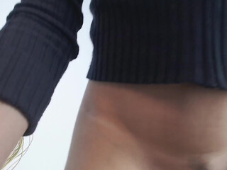 drink_my_juices moaning and biting his lip, fucking himself with his fingers