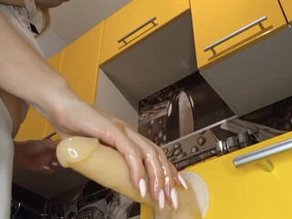 Angelochek042  Busty babe masturbates cunt