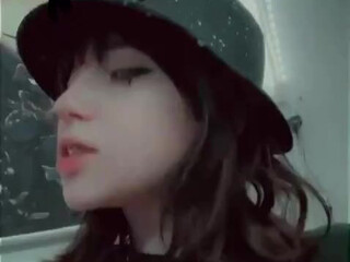 Uwucaptain666  Busty bitch caresses shaved cunt