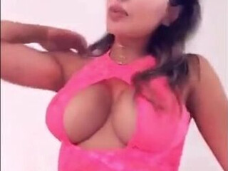 Autumn Falls  Ardent nipple caresses vagina with sex toy