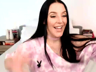 Angela White  Small nipple masturbating pussy sex toy
