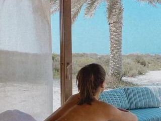 VIKI ODINTCOVA onlyfans Tender blonde squeezes boobs