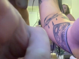 wet kitty & gothspvt, vipgothspvt, goth baby onlyfans Big boobed bitch licks dildo