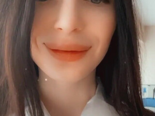 Little Reislin, littlereislin, reislin onlyfans clear chick caresses the clitoris