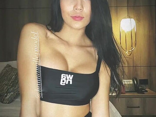 Hanna Miller onlyfans Exquisite skin fucks pussy through pants