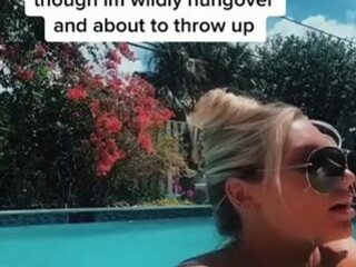 Allexa Collins onlyfans massages the clitoris in the car