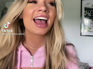 Allexa Collins onlyfans Exquisite babe caresses shaved cunt