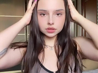 Liroshka onlyfans Sweet thing masturbates shaved cunt