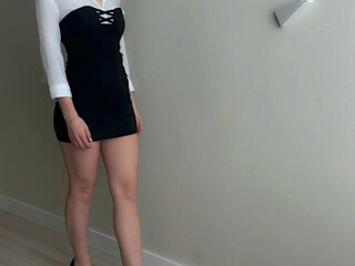 Coco Mia aka coco miaa Harsh woman caresses her breasts